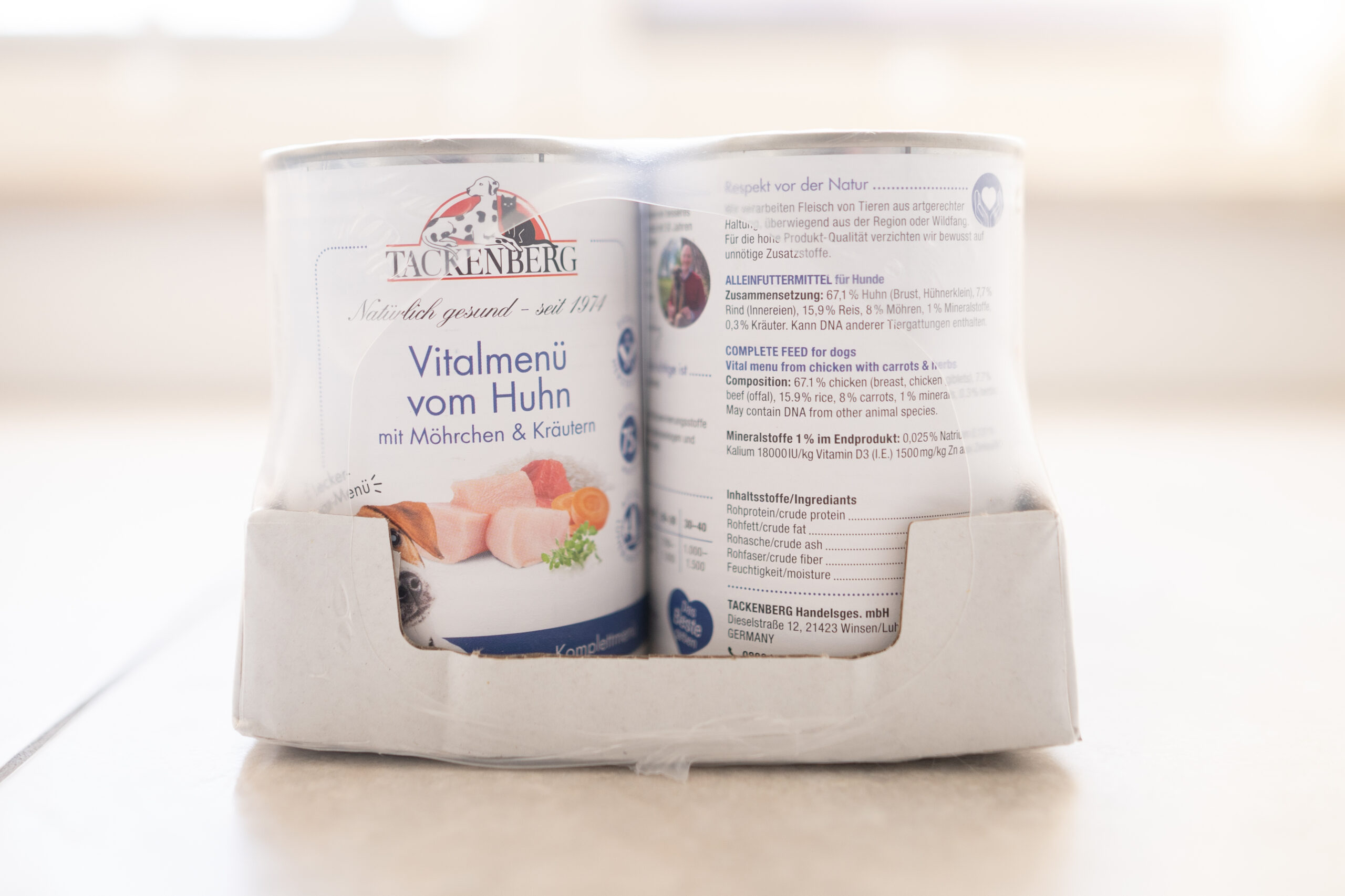 Erfahrungen mit Tackenberg Hundefutter