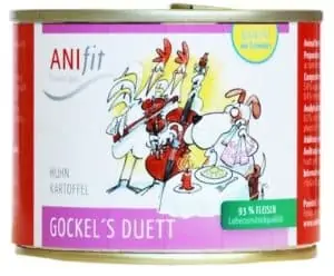Anifit Hundefutter Dose Gockels Duett