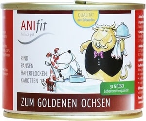 Anifit Hundefutter Dose Zum Goldenen Ochsen 200g